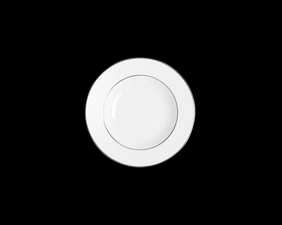 Assiette creuse 22,5 cm, collection Givre
