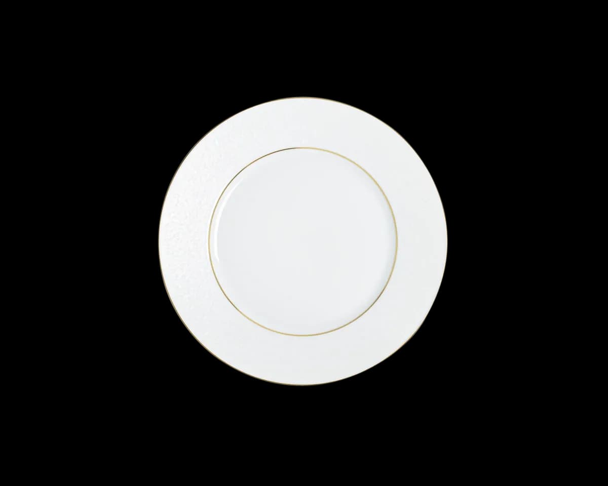 Assiette dîner 27,5 cm, collection givre-or