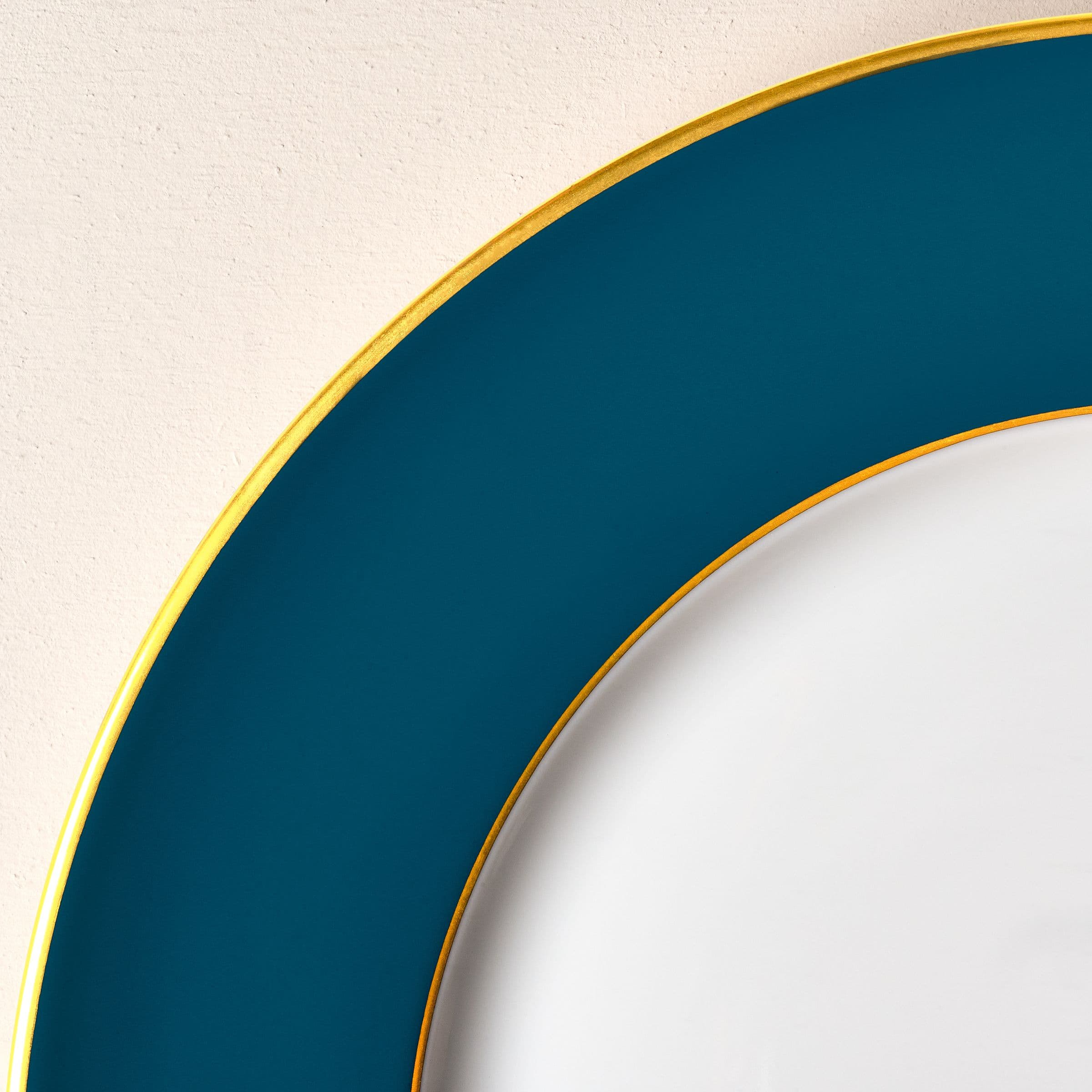Colour Bleu Caraïbes, Gold finish