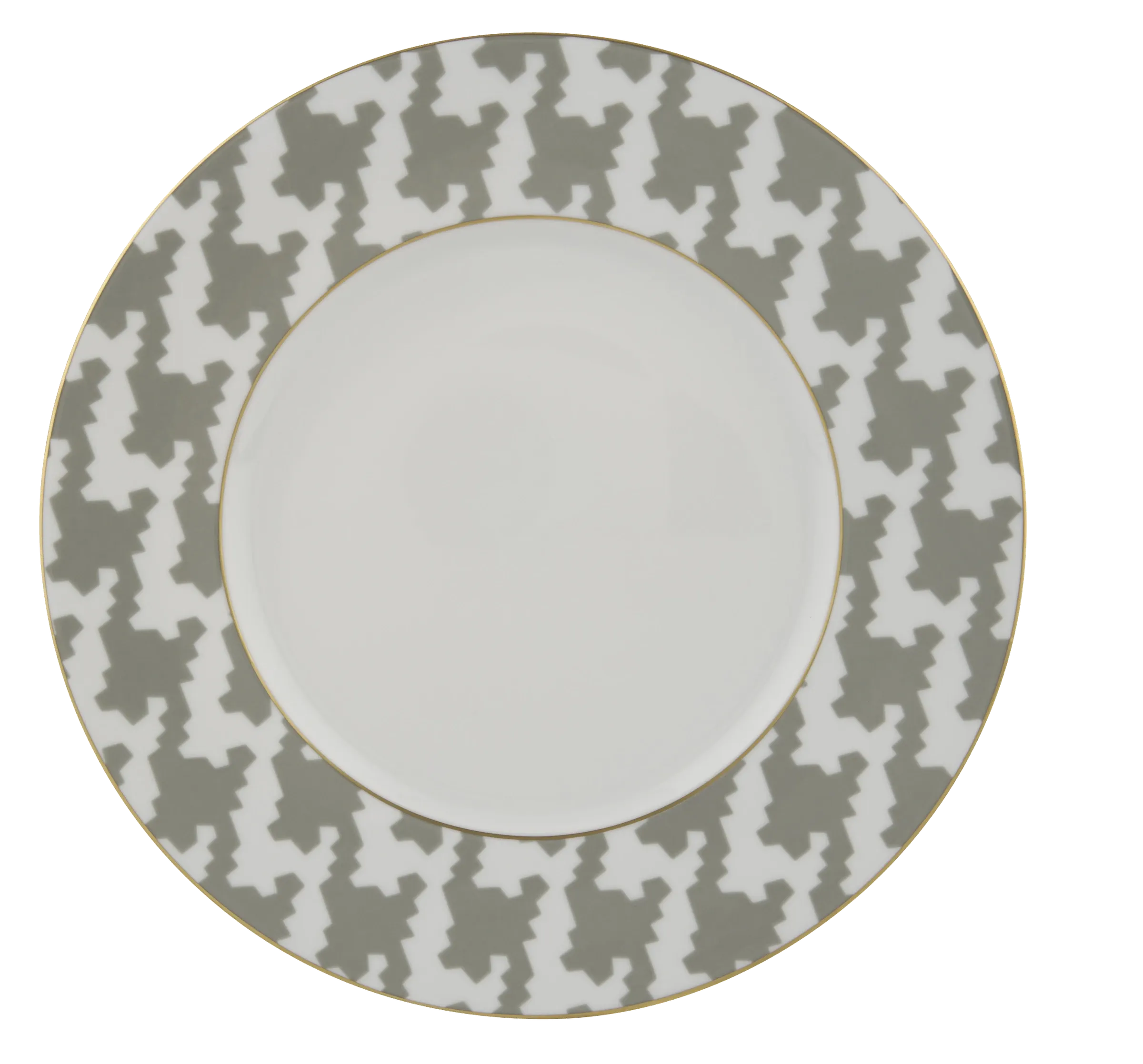 Charger plate 32 cm, Pied-de-Poule collection