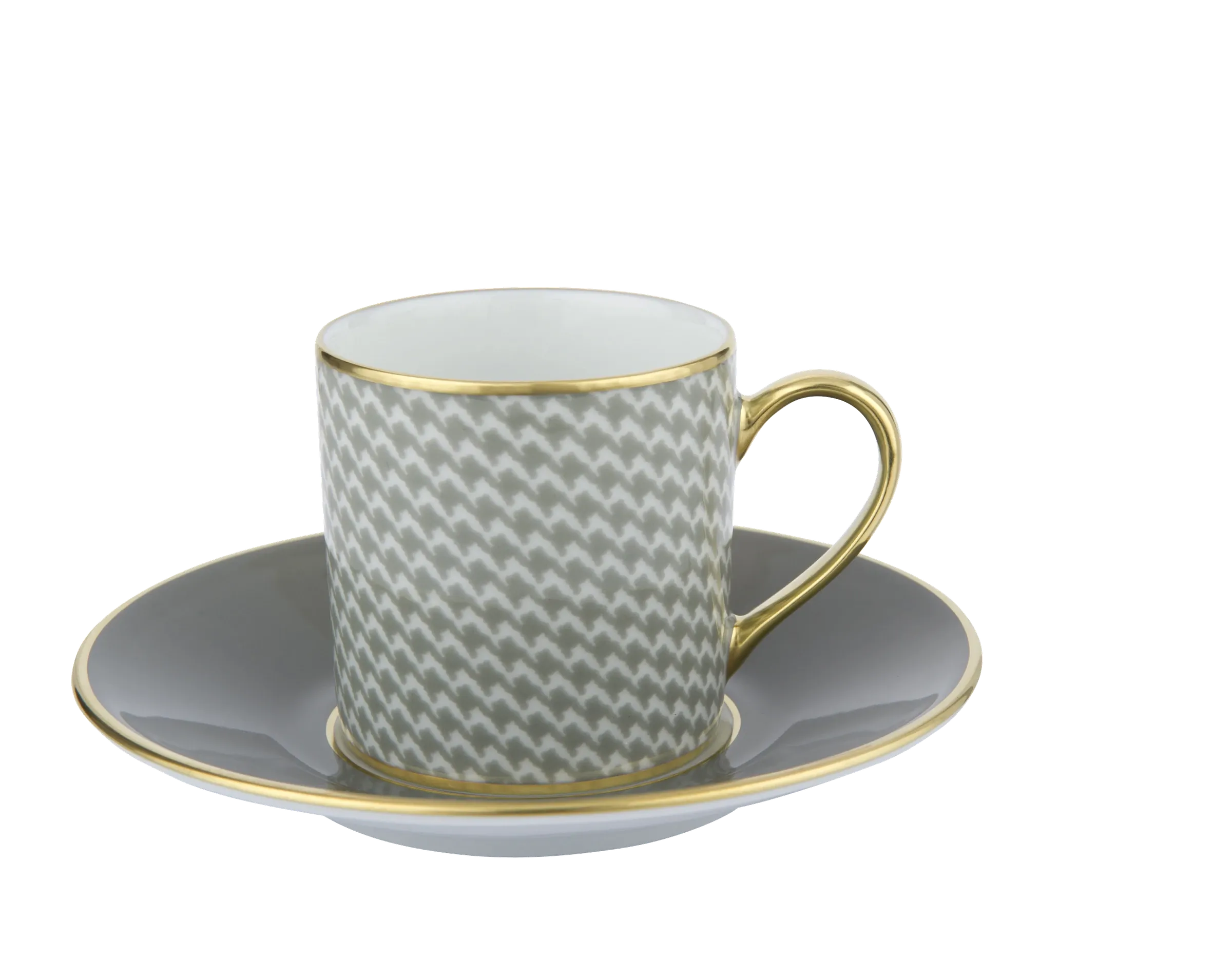 Coffee cup & saucer 9 cl, Pied-de-Poule collection