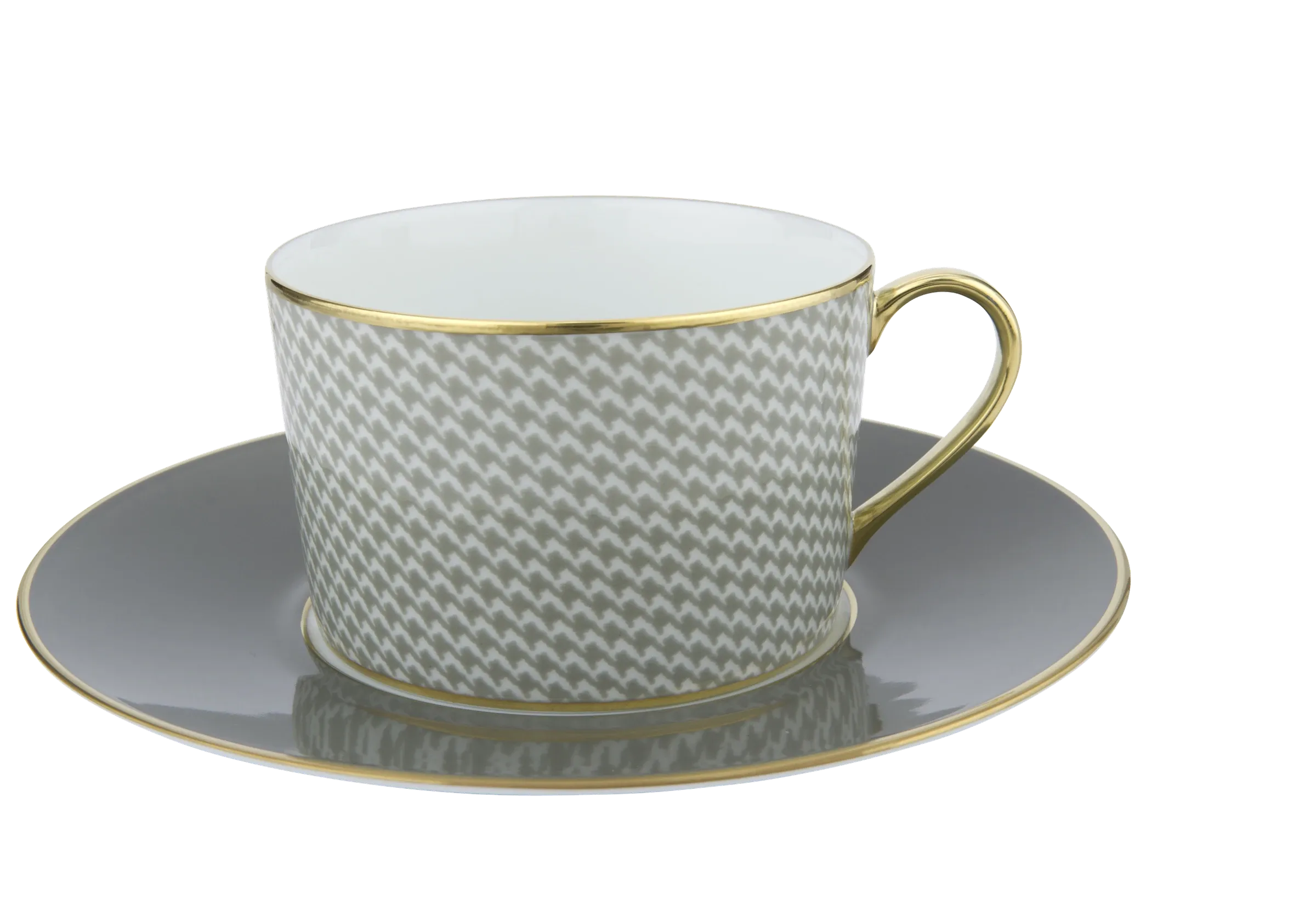Breakfast cup & saucer 25 cl, Pied-de-Poule collection