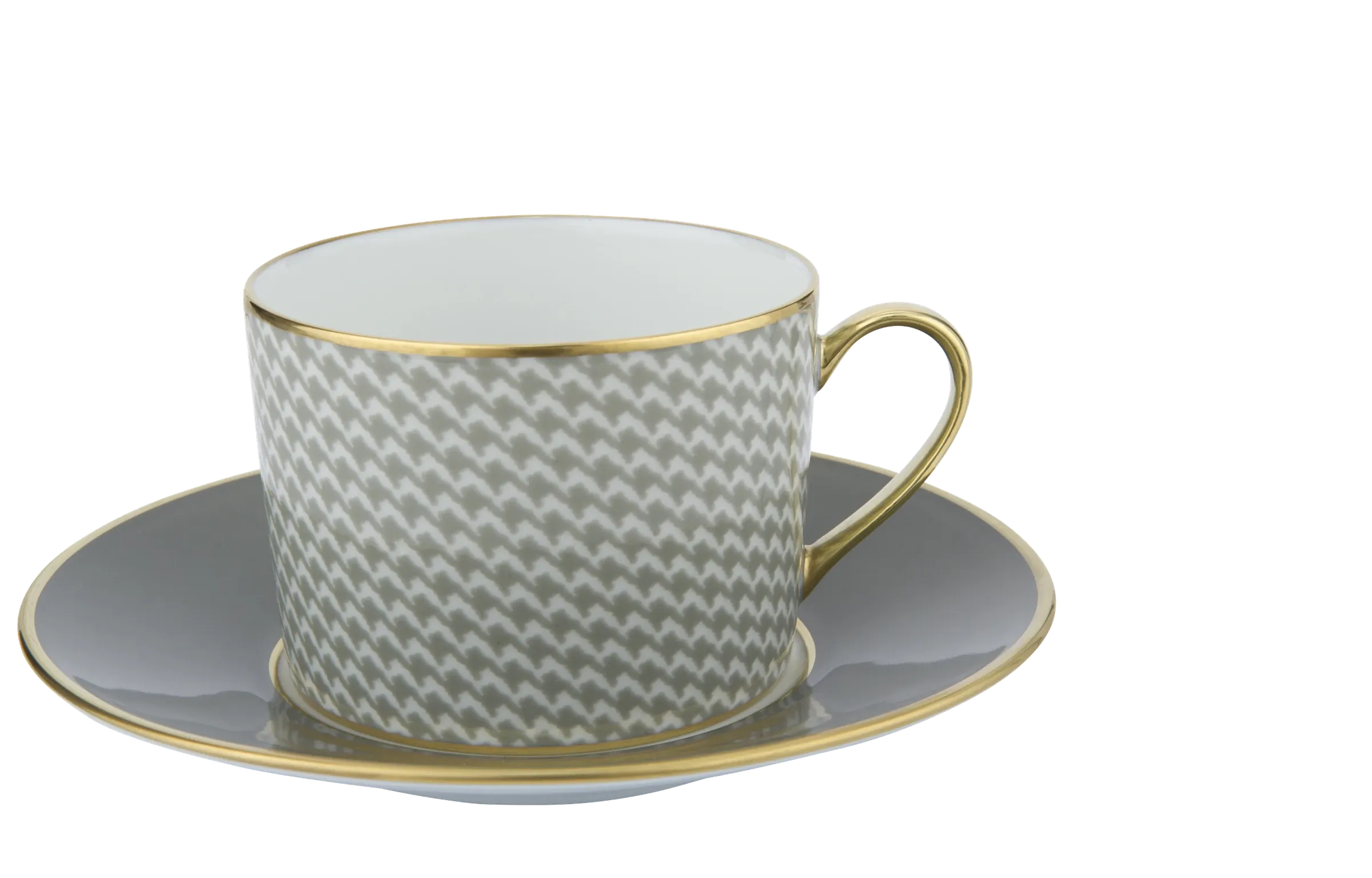 Tea cup & saucer 15 cl, Pied-de-Poule collection